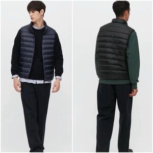 Uniqlo Ultra Light Down Vest (Narrow Quilt) size XL in Navy